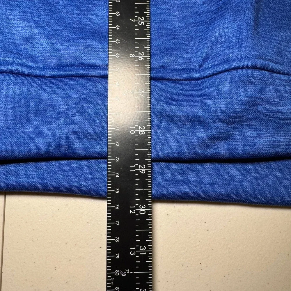 Adidas Mens XL Team Issue Climawarm Hoodie Blue Heather